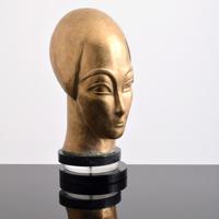 Minna Harkavy Bronze Head Sculpture - Sold for $1,625 on 02-06-2021 (Lot 392).jpg